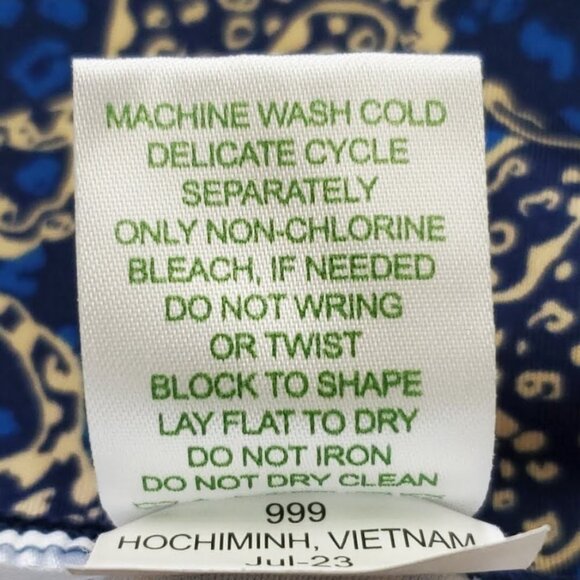 Lilly Pulitzer Luxletics 26" High Rise Leggings, Low Tide Navy, XL - Picture 12 of 14